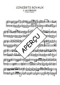 Concerts royaux - 2. Allemande -